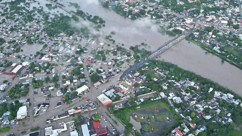 VERACRUZ POZA RICA INUNDACIONES AEREAS